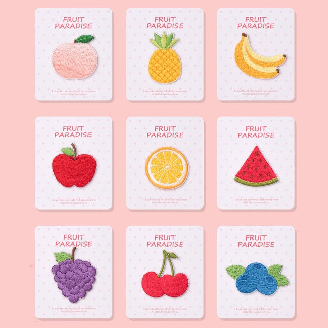 Juicy Fruit Embroidered Patches - Multiple Designs Available - CheerCove