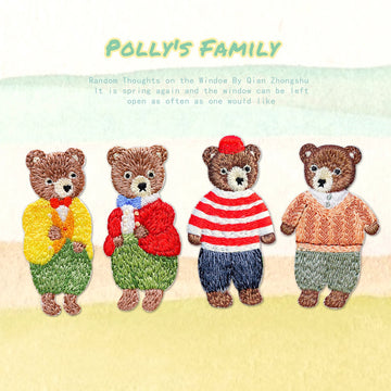 Polly's family Patches(Stick-On)