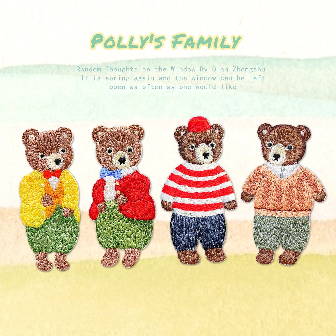 Polly's family Patches(Stick-On)