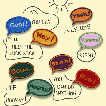 Exclamation Embroidered Patches - Multiple Designs Available - CheerCove