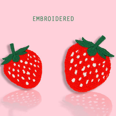 Red Strawberry Patches (Stick-On)