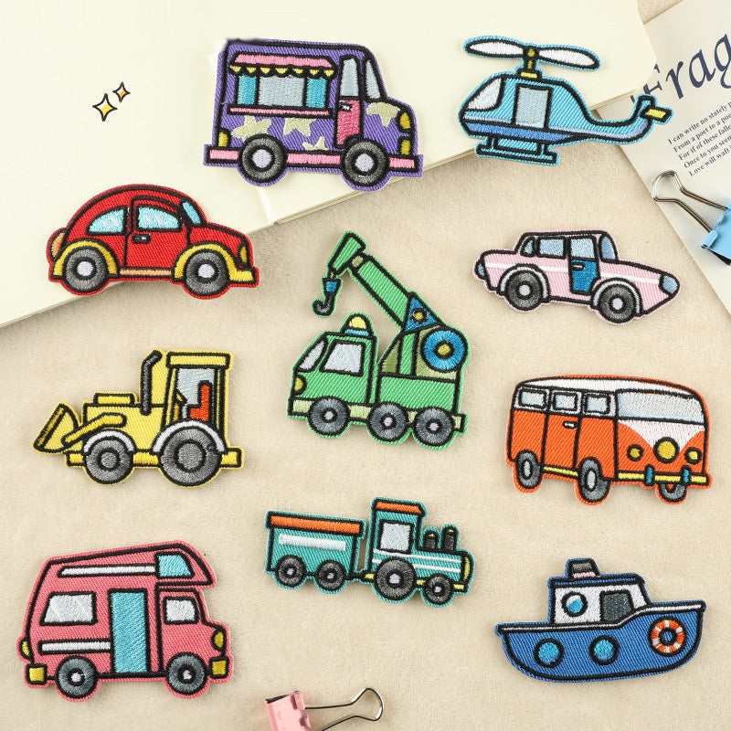 Urban Rides Embroidered Patches - Multiple Designs Available - CheerCove