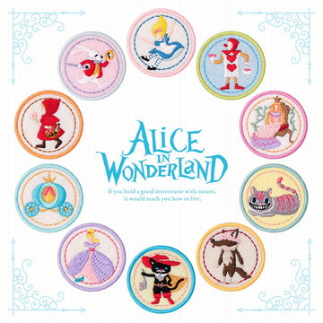 Alice in Wonderland Embroidered Patches - Multiple Designs Available - CheerCove