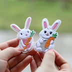 Rabbit with Carrot Patches(Stick-On)