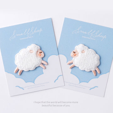 Small Sheep Embroidered Patches - Multiple Designs Available - CheerCove