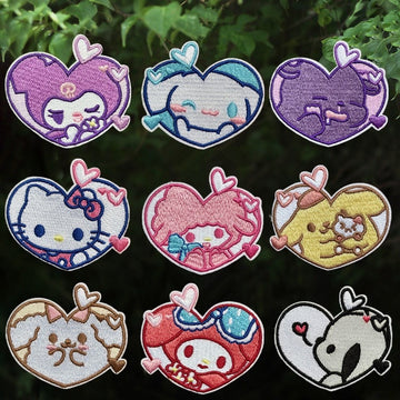 Classic Heart Cartoon Star Patches(Stick-On)