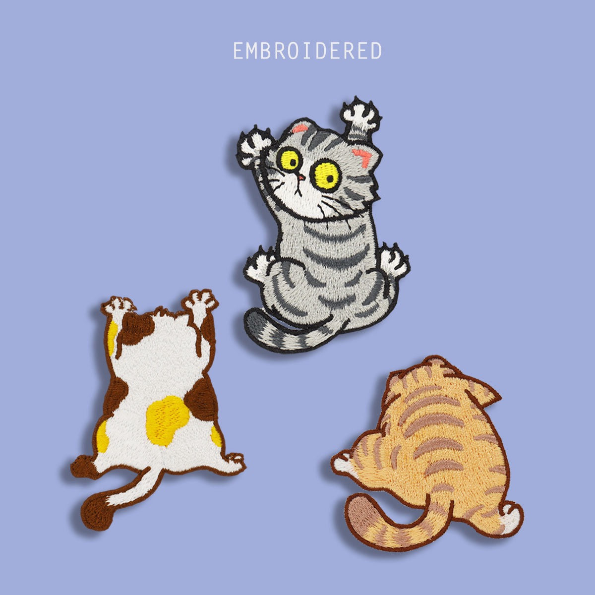 Naughty Cat Patches(Stick-On)