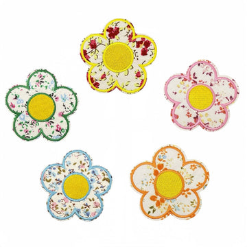 Floral Flower Embroidered Patches - Multiple Designs Available - CheerCove