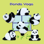 Panda Yoga Embroidered Patches - Multiple Designs Available - CheerCove