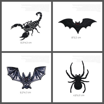 Gothic Animal Patches(Stick-On)