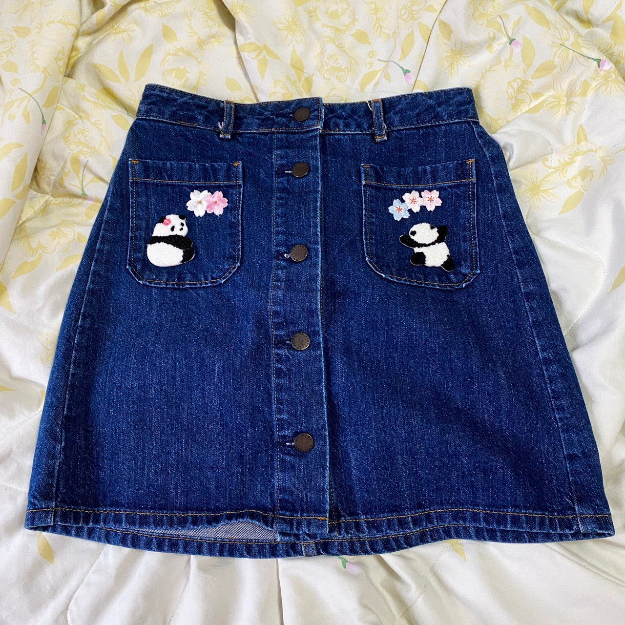 Blush & White SAKURA Cherry Blossom Patches(Stick-On) - CheerCove