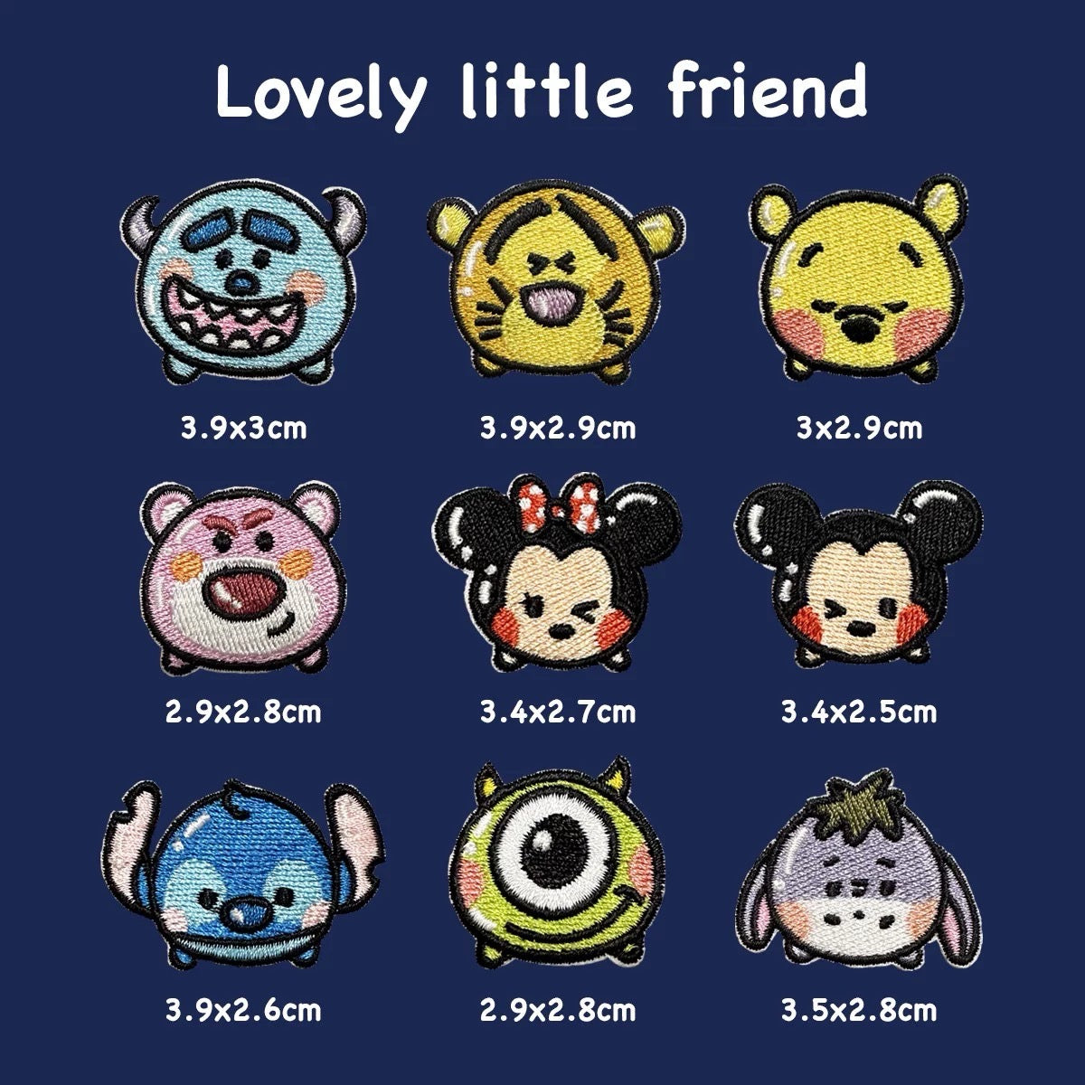 Classic Toon Characters Patches (Stick-On)