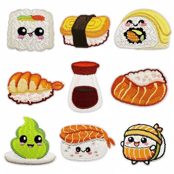 Sushi Patches (Iron-On)