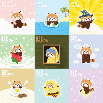 Embroidered Pins of Funny Red Panda