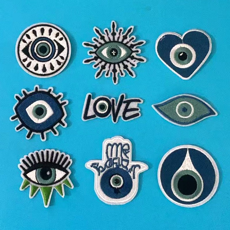 Evil Eye Patches (Iron-On)