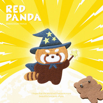 Embroidered Pins of Funny Red Panda