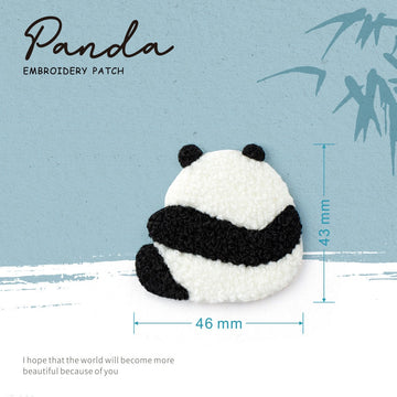 Cute Panda ① Embroidered Patches - Multiple Designs Available - CheerCove
