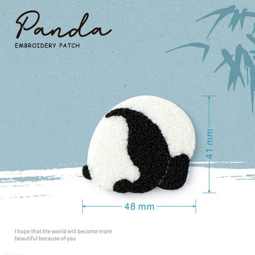 Cute Panda ① Embroidered Patches - Multiple Designs Available - CheerCove