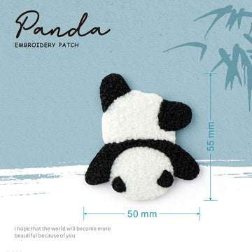 Cute Panda ① Embroidered Patches - Multiple Designs Available - CheerCove