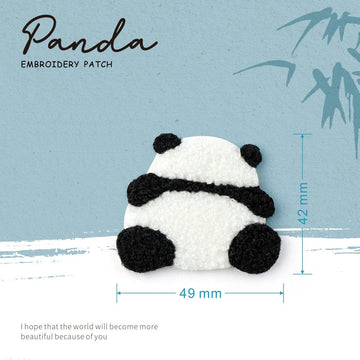 Cute Panda ① Embroidered Patches - Multiple Designs Available - CheerCove