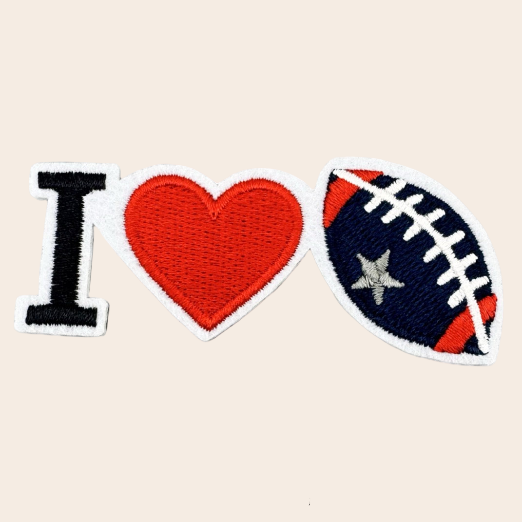 Football ① Patches (Iron-On)