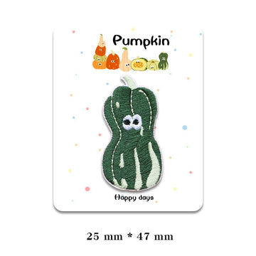 Cute Pumpkin Embroidered Patches - Multiple Designs Available - CheerCove