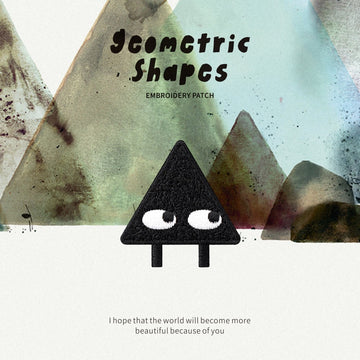 Geometric Shapes Embroidered Patches - Multiple Designs Available - CheerCove
