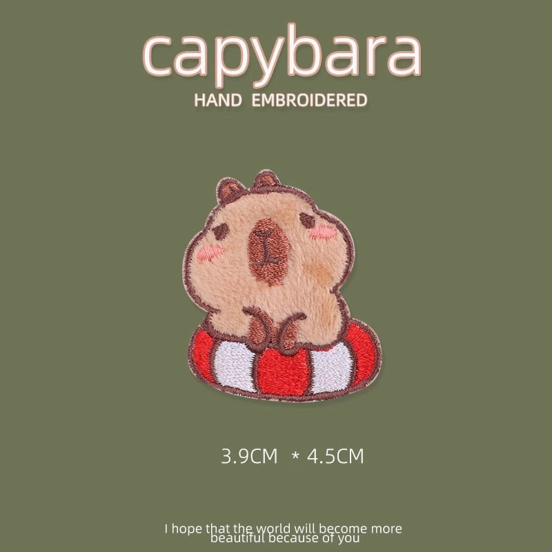 Chill Capybara Patches (Stick-On)
