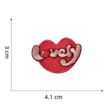 Assorted Heart Embroidered Patches - Multiple Designs Available - CheerCove