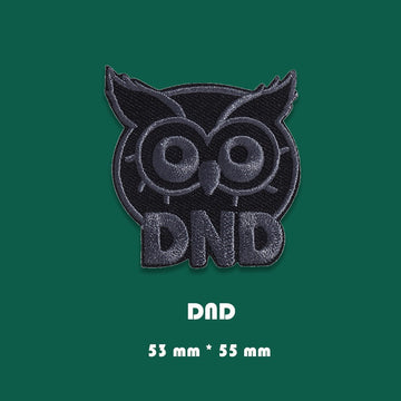 Black Icon Embroidered Patches ② - Multiple Designs Available - CheerCove