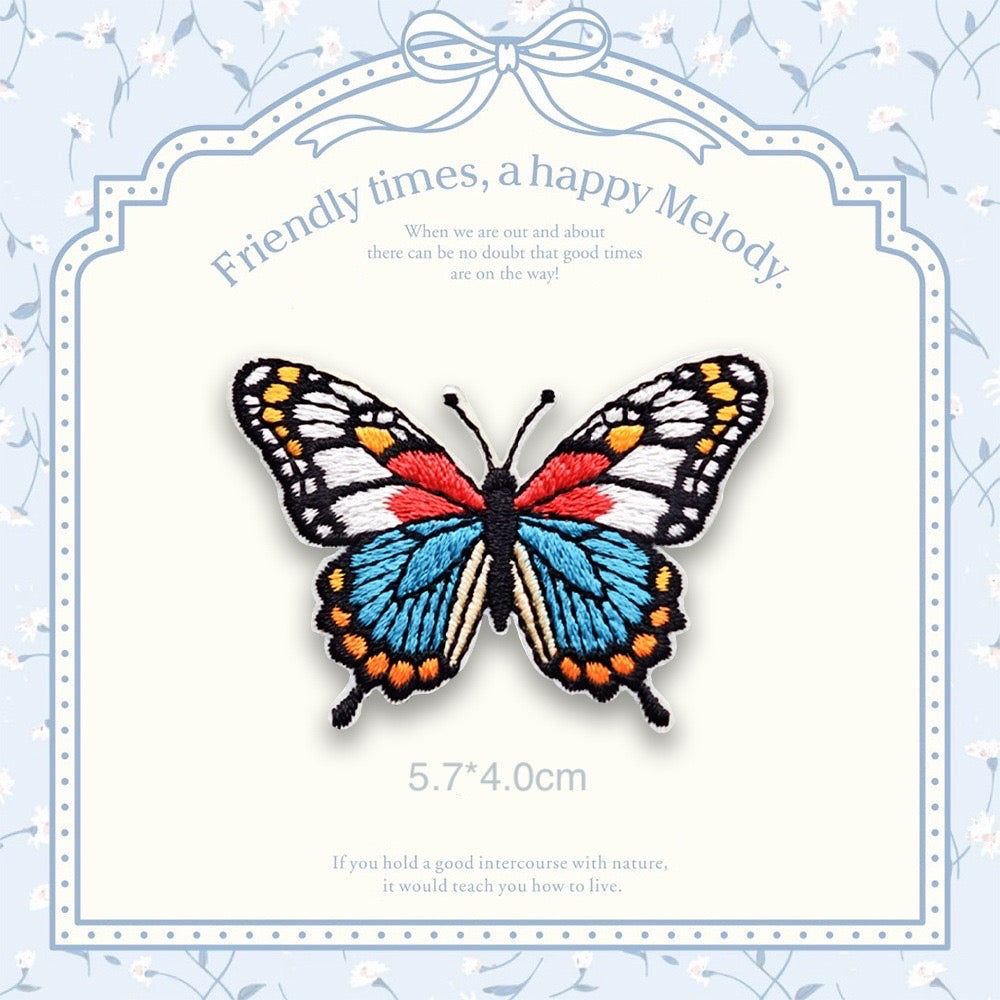 Spring Butterfly Patches (Stick-On)