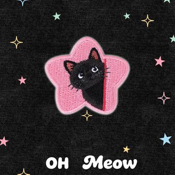 Cat in the Mirror Patches (Stick-On) - CheerCove