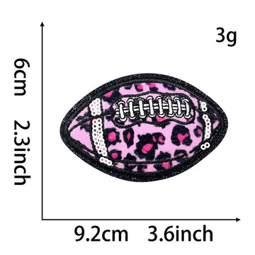 Holographic Leopard Rugby Patches (Iron-On) - CheerCove