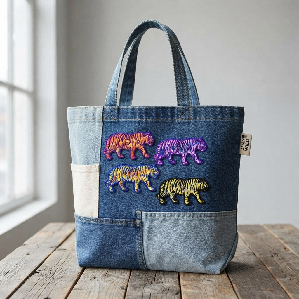 Holographic Tiger Patches (Iron-On)