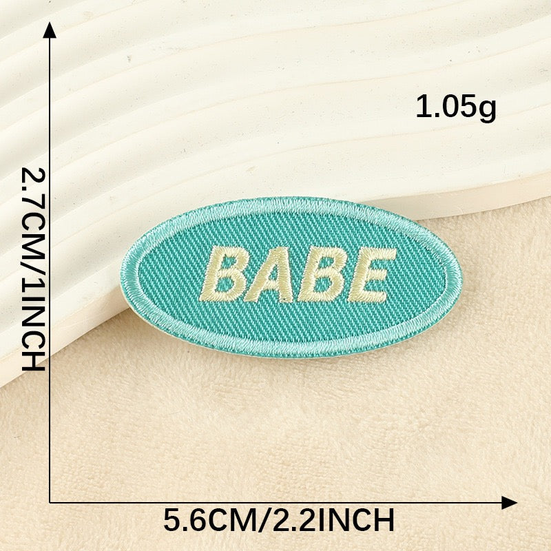 Rainbow Words Embroidered Patches ② - Multiple Designs Available - CheerCove