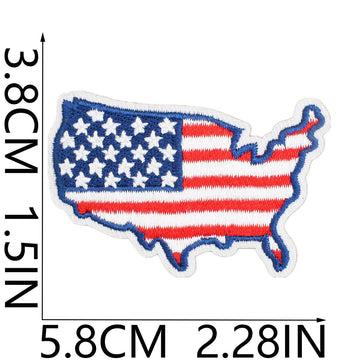 American Memorial Day ① Patches (Iron-On) - CheerCove