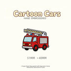 Cute Cartoon Vehicle Patches (Stick-On) - CheerCove
