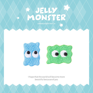 Jelly Monster Embroidered Patches - Multiple Designs Available - CheerCove
