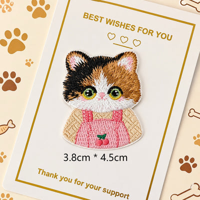 Cute Dressed Pets Animal Patches (Stick-On)