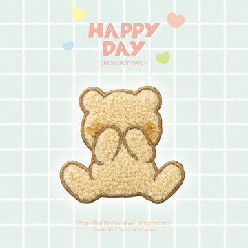 Bunny & Bear Embroidered Patches - Multiple Designs Available - CheerCove