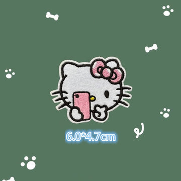 Bow-Tied Kitten Patches (Stick-On)