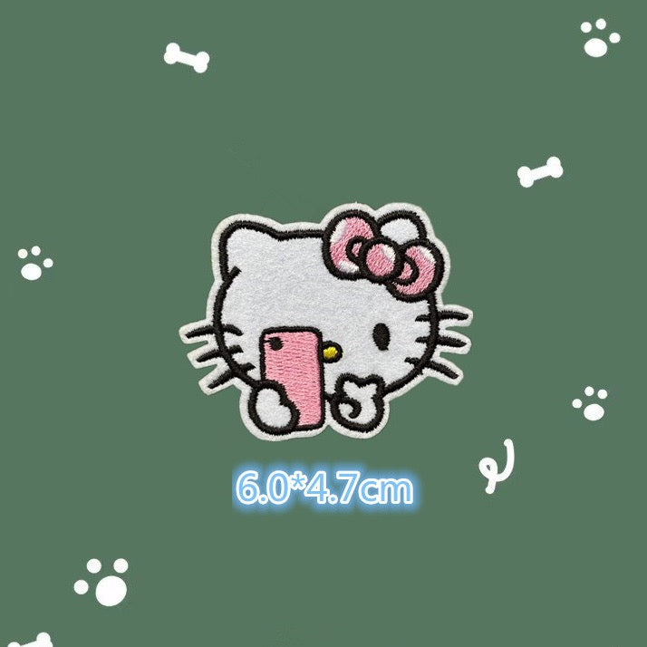 Bow-Tied Kitten Patches (Stick-On)