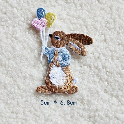 Bunny Balloon Patches (Stick-On)