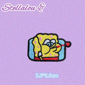 Square Pants Ocean Hero Patches(Stick-On)