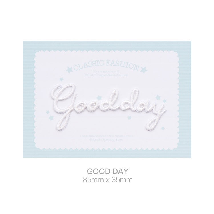 Happy Day Embroidered Patches - Multiple Designs Available - CheerCove