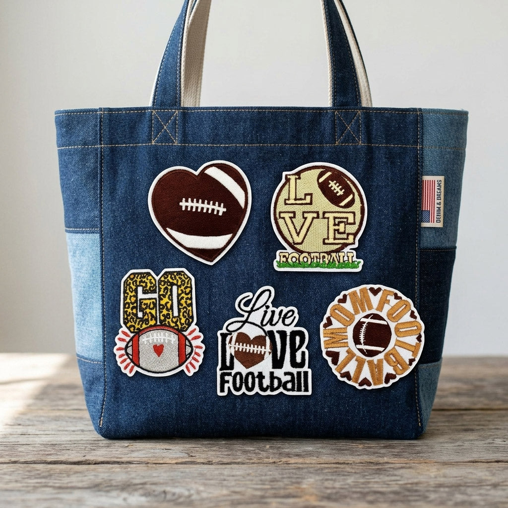 Football ② Patches (Iron-On)