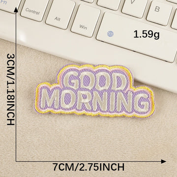 Everyday Words Embroidered Patches ① - Multiple Designs Available - CheerCove