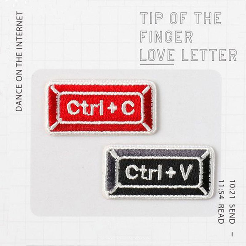 Ctrl+C & Ctrl+V Patches(Stick-On)