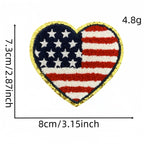 Stars & Stripes ① Patches (Iron-On)