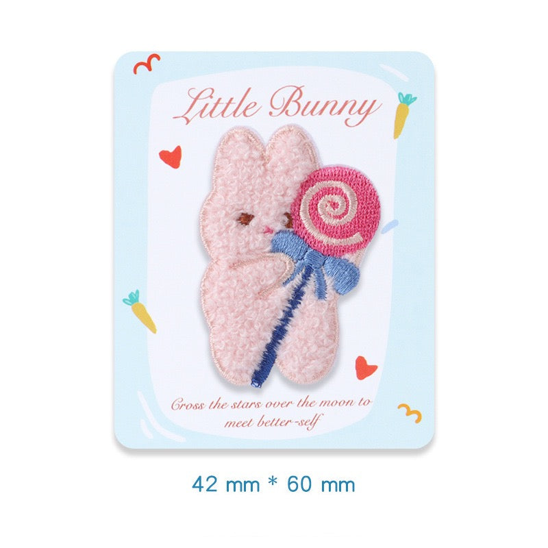 Magical Pink Rabbit Embroidered Patches - Multiple Designs Available - CheerCove